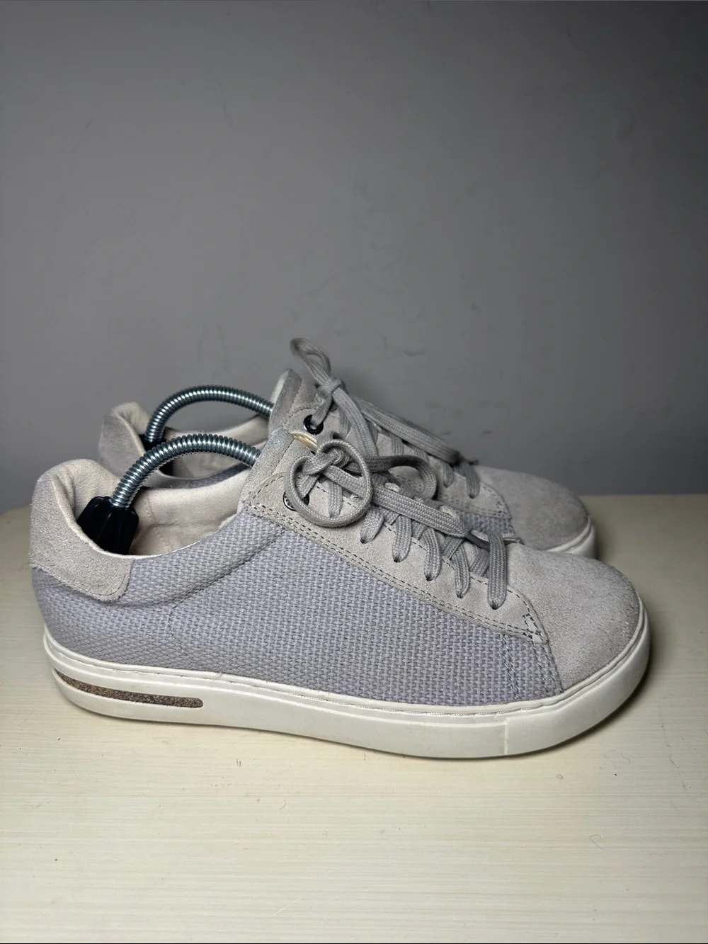Birkenstock bend low canvas suede Light whale Gray Low-Top Sneakers